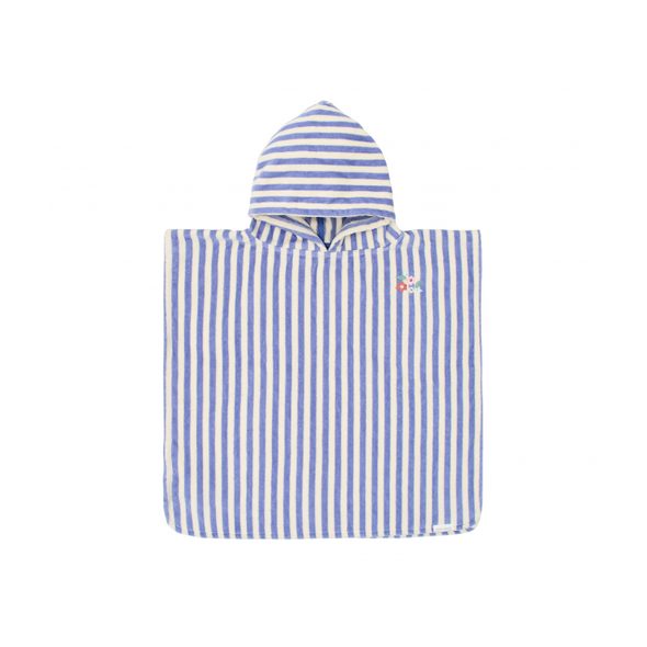 LITTLE DUTCH PLÁŽOVÉ PONČO DREAMY PURPLE STRIPE - OSUŠKY A DĚTSKÉ ŽUPANY - KOUPÁNÍ A ZDRAVÍ