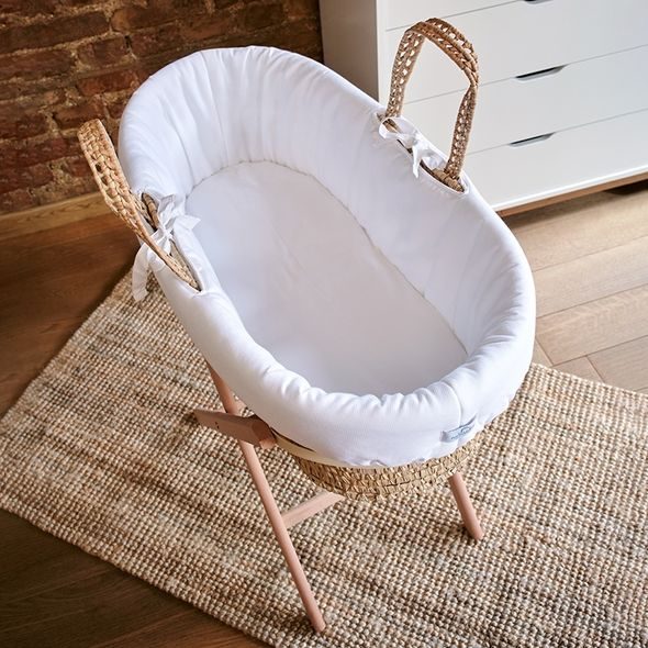 FUNNABABY SET DO MOJŽÍŠOVA KOŠE BASIC WHITE - KOŠÍKY A KOLÉBKY - SPINKÁNÍ