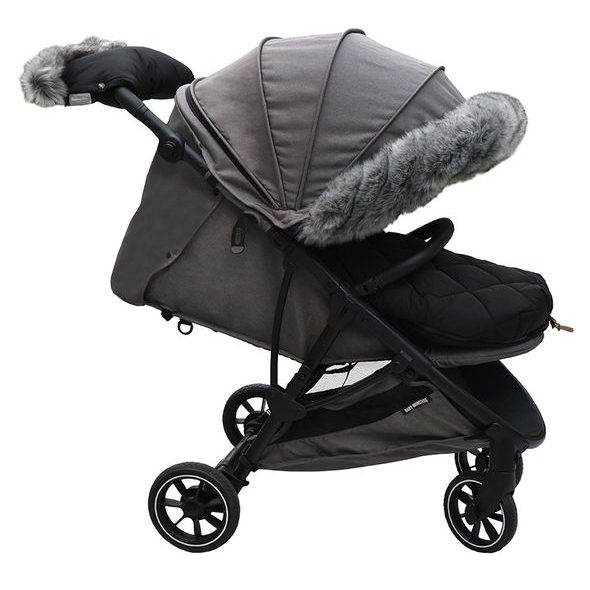 BEZTROSKA KOŽEŠINOVÝ LEM NA STŘÍŠKU, GREY - KOŽEŠINY NA BOUDIČKU - KOČÁRKY A PŘÍSLUŠENSTVÍ