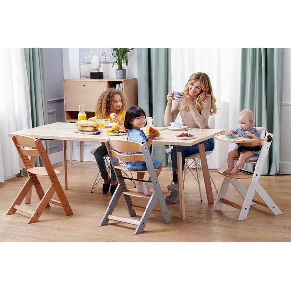 KINDERKRAFT ENOCK WOODEN - JÍDELNÍ ŽIDLIČKY DŘEVĚNÉ - KRMENÍ