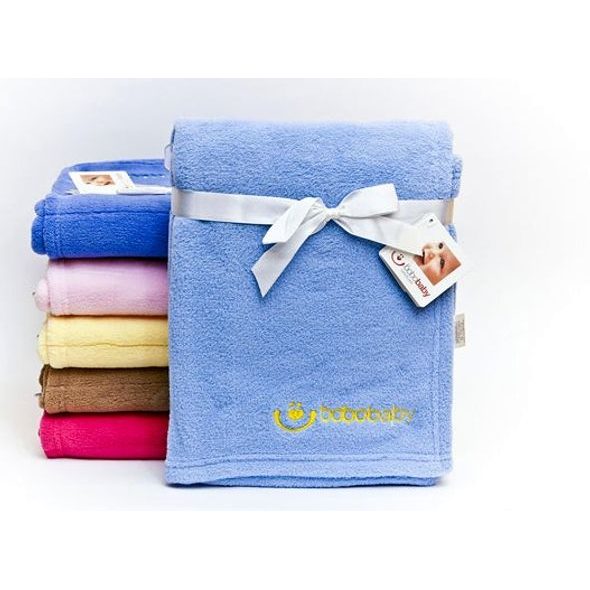 BOBOBABY DEKA EXCLUSIVE JEDNOBAREVNÁ 76X102CM - DĚTSKÉ DEKY PRO MIMINKA - SPINKÁNÍ