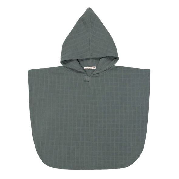 LÄSSIG MUSLIN PONCHO PETROL GREEN - OSUŠKY A DĚTSKÉ ŽUPANY - KOUPÁNÍ A ZDRAVÍ