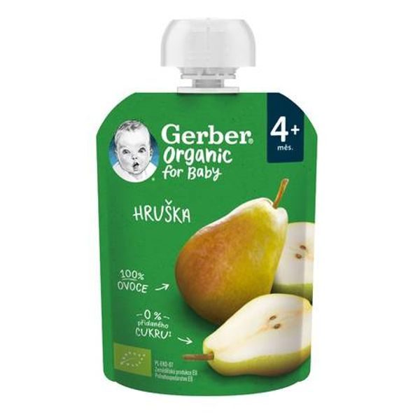 GERBER ORGANIC KAPSIČKA HRUŠKA 100% BIO 90G - KAPSIČKY - KRMENÍ