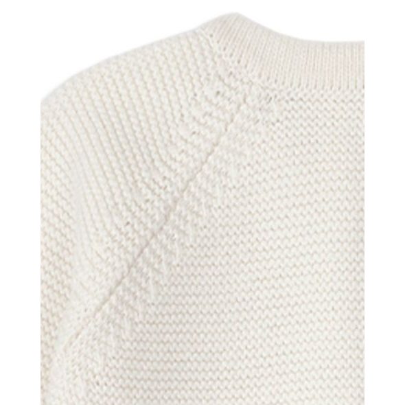 LODGER PLETENÝ SVETŘÍK MERINO CREAM VEL. 62 - KABÁTKY, MIKINKY - PRO DĚTI