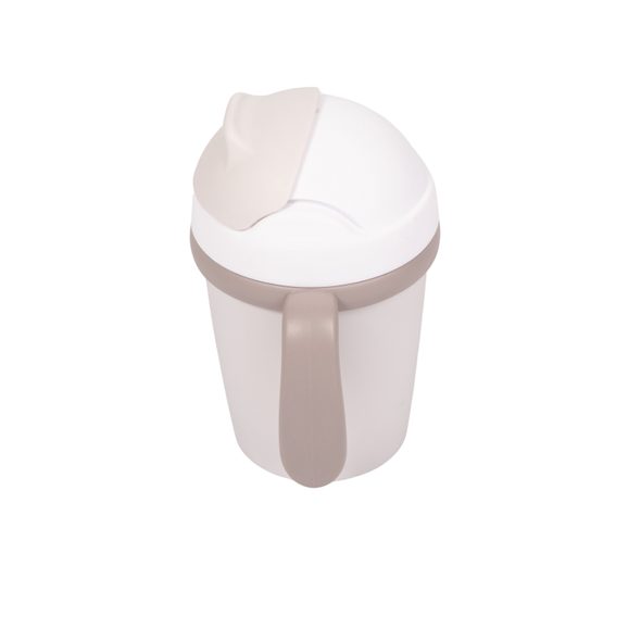 BO JUNGLE HRNÍČEK SE SLÁMKOU CPLA GREY - DĚTSKÉ HRNEČKY - KRMENÍ