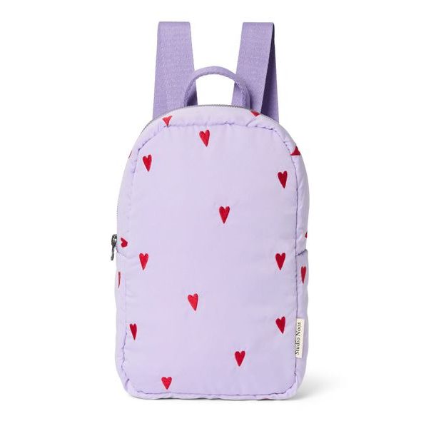 STUDIO NOOS PUFFY MINI BACKPACK BATŮŽEK PURPLE HEARTS - ORGANIZÉRY A KOŠÍKY - KOČÁRKY A PŘÍSLUŠENSTVÍ