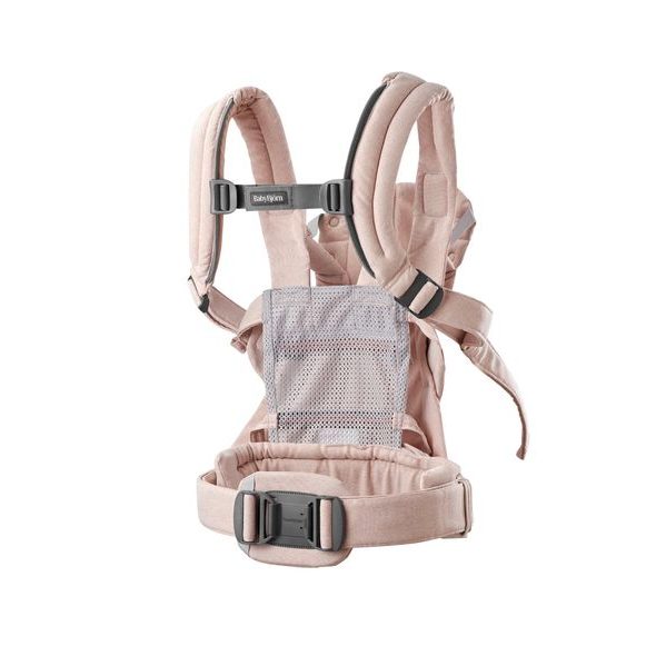 BABYBJORN BABYBJORN NOSÍTKO HARMONY WOVEN LIGHT PINK MÉLANGE - ERGONOMICKÁ NOSÍTKA - NOŠENÍ & SPORT