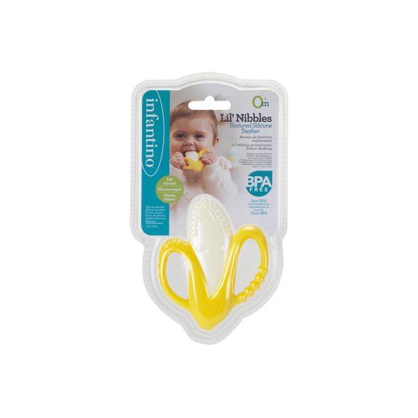 INFANTINO KOUSÁTKO SILIKONOVÉ BANÁN - KOUSÁTKA - PRO DĚTI