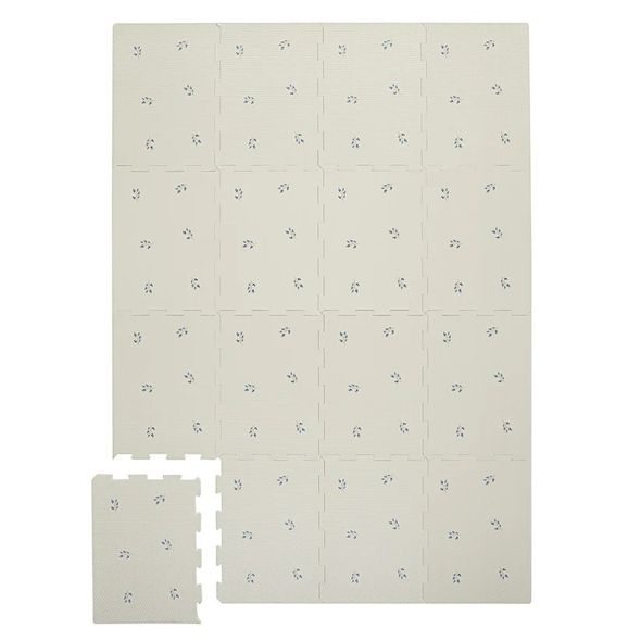 3 SPROUTS PĚNOVÁ HRACÍ PODLOŽKA BLUEBERRY/TAUPE - HRACÍ PODLOŽKY NA ZEM - SPINKÁNÍ