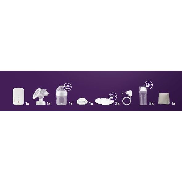 PHILIPS AVENT ODSÁVAČKA MATEŘSKÉHO MLÉKA ELEKTRICKÁ PREMIUM NABÍJECÍ SCF396/31+DÁREK - ODSÁVAČKY MATEŘSKÉHO MLÉKA - KRMENÍ