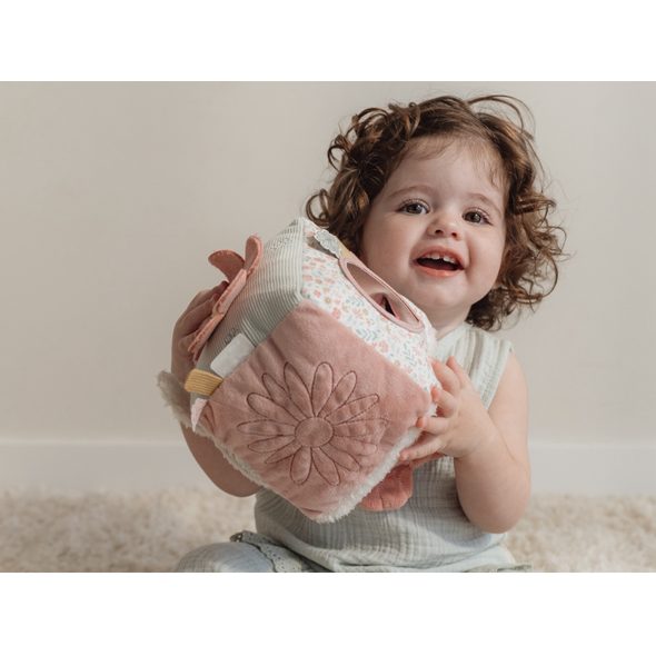LITTLE DUTCH KOSTKA TEXTILNÍ S AKTIVITAMI KRÁLÍČEK MIFFY LUCKY BLOSSOM - MIFFY - PRO DĚTI