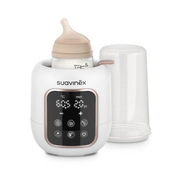 SUAVINEX SUAVINEX ELEKTRICKÁ OHŘÍVAČKA LÁHVÍ SE STERILIZÁTOREM 5 V 1 - OHŘÍVAČKY MLÉKA A STRAVY - KRMENÍ