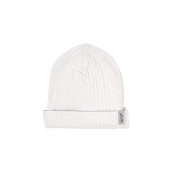 LODGER BEANIE SEERSUCKER CLOUD DANCER 0 - 6 MĚSÍCŮ - ČEPIČKY A KLOBOUČKY - PRO DĚTI