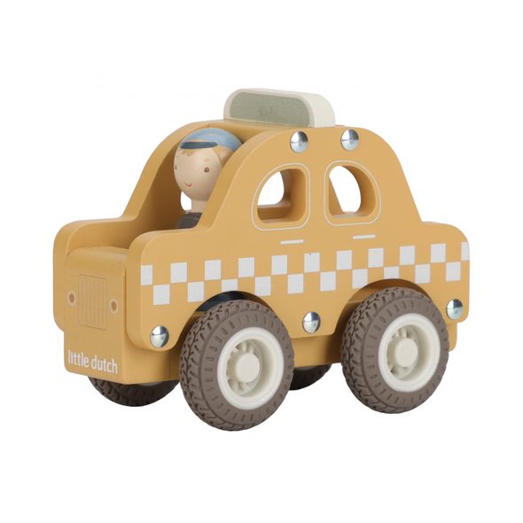 LITTLE DUTCH TAXI AUTO DŘEVĚNÉ - LITTLE DUTCH - PRO DĚTI