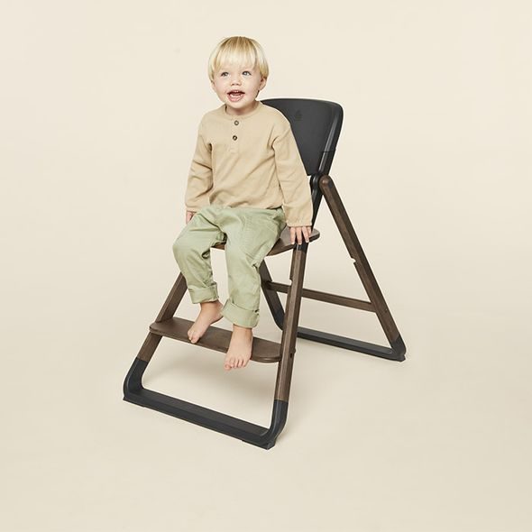 ERGOBABY EVOLVE JÍDELNÍ ŽIDLE 2V1 DARK WOOD - JÍDELNÍ ŽIDLIČKY DŘEVĚNÉ - KRMENÍ