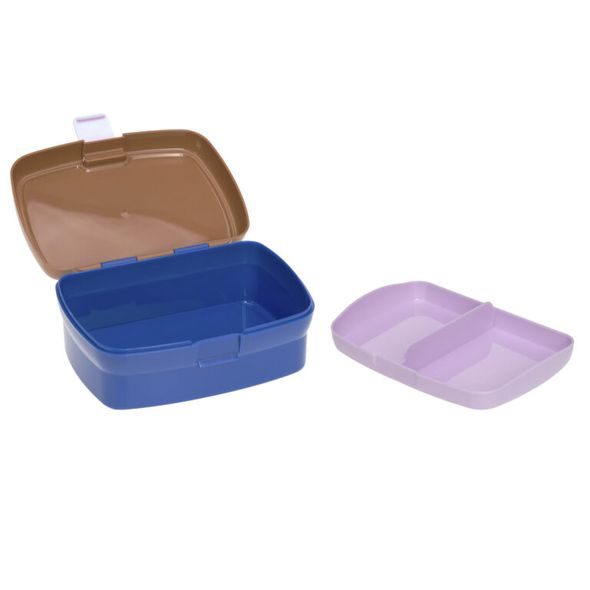 LÄSSIG LUNCH SET LITTLE GANG SMILE CARAMEL/BLUE - KRABIČKY NA SVAČINU - KRMENÍ
