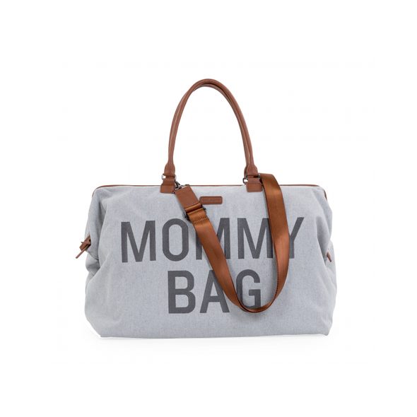 CHILDHOME PŘEBALOVACÍ TAŠKA MOMMY BAG CANVAS GREY - PŘEBALOVACÍ TAŠKY - KOČÁRKY A PŘÍSLUŠENSTVÍ