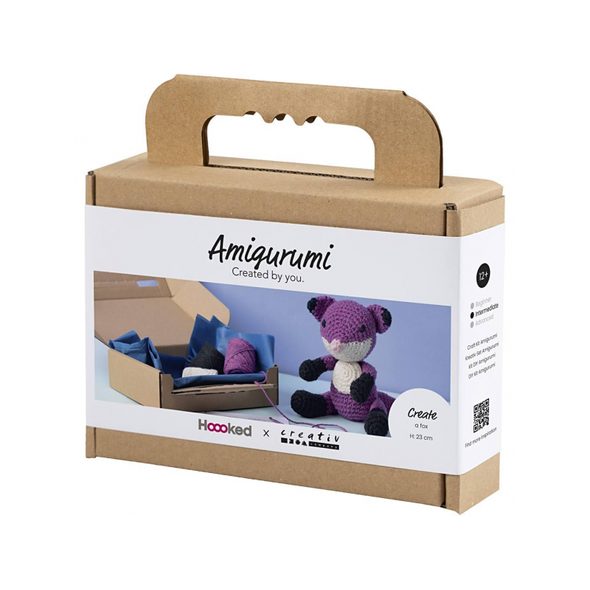 CREATIV COMPANY SADA NA HÁČKOVÁNÍ AMIGURUMI LIŠKA - NAVLÉKÁNÍ - PRO DĚTI