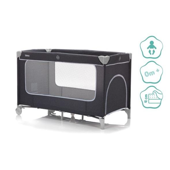 FILLIKID CESTOVNÍ POSTÝLKA PARIS DARKGREY MELANGE - CESTOVNÍ POSTÝLKY - SPINKÁNÍ