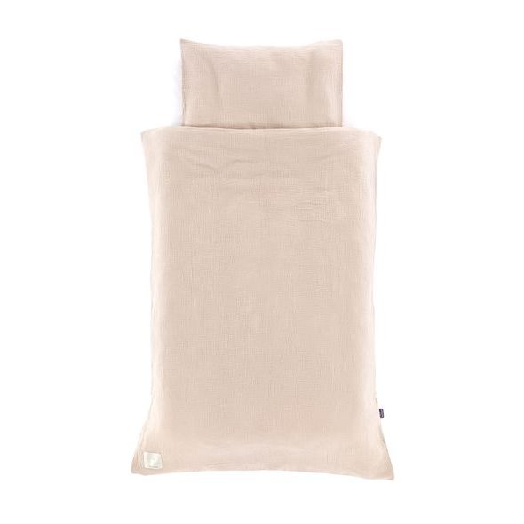 TRÄUMELAND POVLEČENÍ MUSSELIN 100/135 + 40/60 BEIGE - POVLEČENÍ DO POSTÝLKY - SPINKÁNÍ