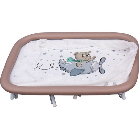 SCARLETT DĚTSKÁ SKLÁDACÍ OHRÁDKA SCARLETT CARINO 103X72CM ŠEDÁ - CESTOVNÍ POSTÝLKY - SPINKÁNÍ