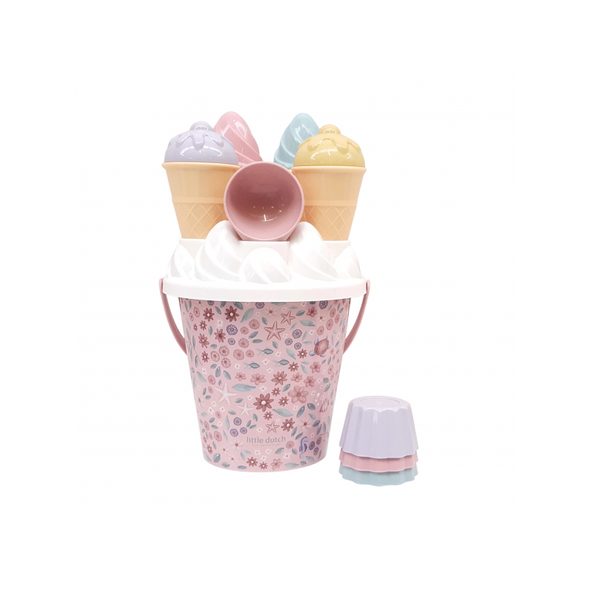 LITTLE DUTCH SADA NA PÍSEK KYBLÍK SE ZMRZLINOU DREAMY MERMAID - HRAČKY NA PÍSEK - PRO DĚTI