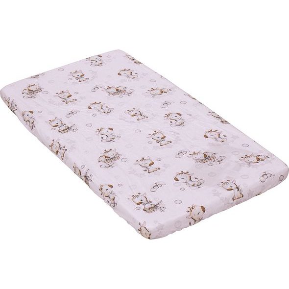 SCARLETT PROSTĚRADLO DO POSTÝLKY - SCARLETT FIKI - BÉŽOVÉ - 120 X 60 CM - PROSTĚRADLA - SPINKÁNÍ