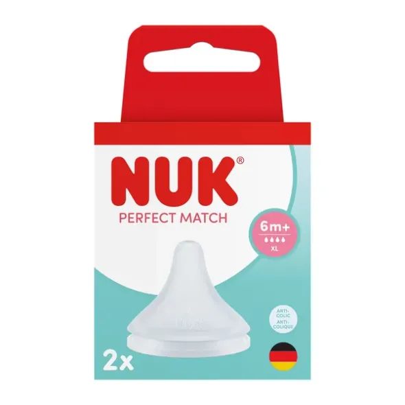 NUK SAVIČKA PERFECT MATCH VEL. XL (6+M) 2KS - SAVIČKY A PÍTKA - KRMENÍ