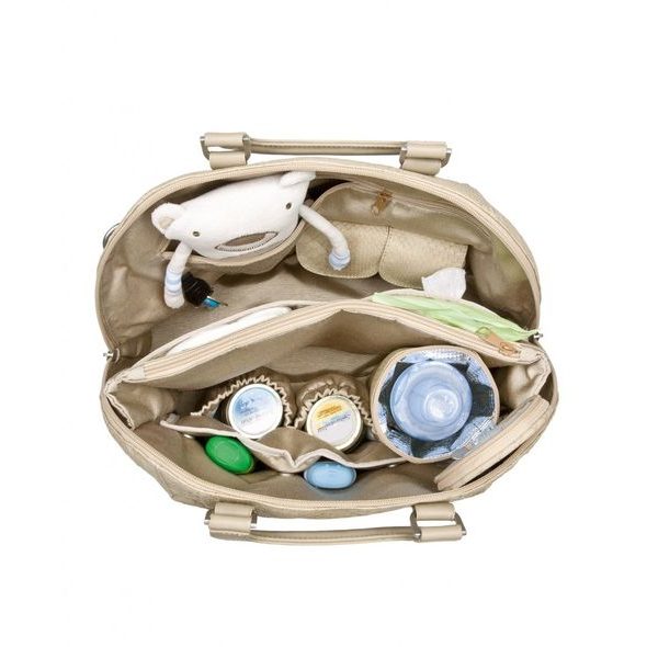 LÄSSIG TAŠKA TENDER BOWLER BAG SNAKE BEIGE - PŘEBALOVACÍ TAŠKY - KOČÁRKY A PŘÍSLUŠENSTVÍ