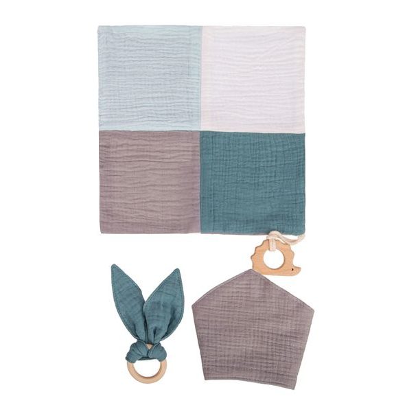 EMITEX MUŠELÍNOVÝ SET USÍNÁČEK + KOUSÁTKO + BRYNDÁK - USÍNÁČCI MAZLÍCÍ - PRO DĚTI