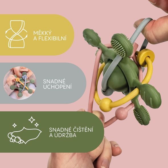 ZOPA SILIKONOVÉ CHRASTÍTKO - CHRASTÍTKA - PRO DĚTI