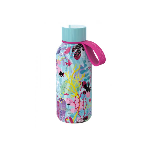 QUOKKA NEREZOVÁ TERMOLÁHEV SOLID KIDS S POUTKEM UNDERWATER 330 ML - TERMOOBALY A TERMOSKY - KRMENÍ