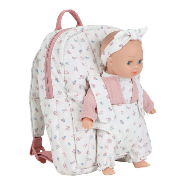 LITTLE DUTCH BATŮŽEK S NOSÍTKEM PRO PANENKY PINK - LITTLE DUTCH - PRO DĚTI