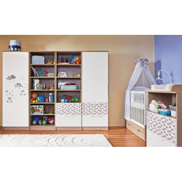 VELKÁ SADA DĚTSKÉHO POKOJE FAKTUM POPPI JASAN 2+1 ZDARMA - SKŘÍNĚ - SPINKÁNÍ