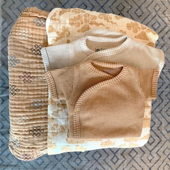 LODGER ROMPER SHORT SLEEVES CIUMBELLE HONEY VEL. 62 - BODY - PRO DĚTI