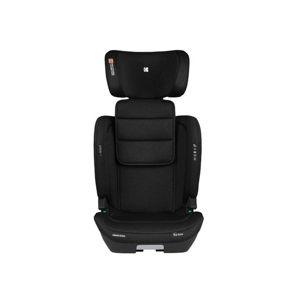 KIKKABOO AUTOSEDAČKA 100-150 CM I-SCOUT I-SIZE BLACK - AUTOSEDAČKY 15-36KG - AUTOSEDAČKY A PŘÍSLUŠENSTVÍ