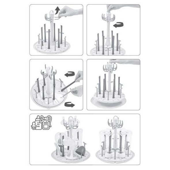 BABYMOOV ODKAPÁVACÍ STOJÁNEK COMPACT - MISKY, TALÍŘKY A PODLOŽKY - KRMENÍ