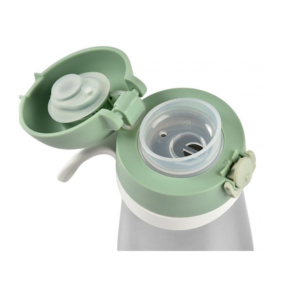BEABA HRNEK TERMOIZOLAČNÍ NEREZ 350ML SAGE GREEN - TERMOOBALY A TERMOSKY - KRMENÍ