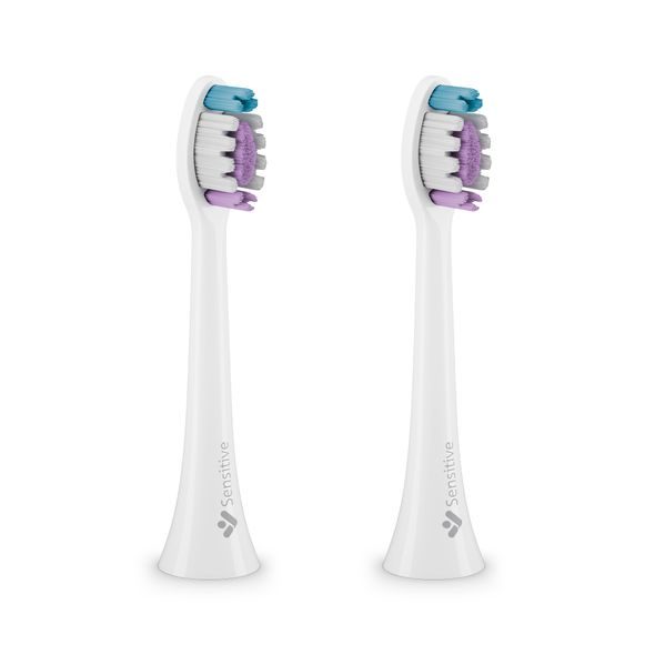 TRUELIFE SONICBRUSH CLEAN-SERIES HEADS SENSITIVE WHITE 2 PACK NÁHRADNÍ HLAVICE - PÉČE O ZUBY - PRO MAMINKY
