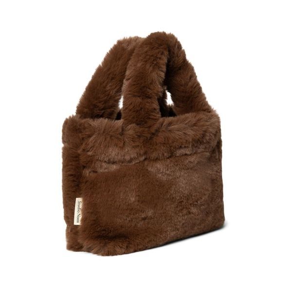 STUDIO NOOS FAUX FUR MINI HANDBAG BROWN - DOPLŇKY - PRO MAMINKY