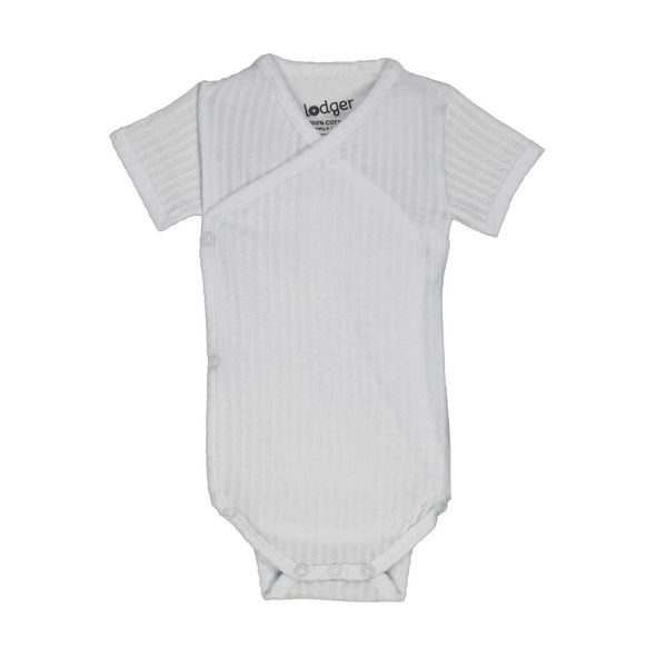 LODGER ROMPER SS SEERSUCKER CLOUD DANCER 62 - BODY - PRO DĚTI