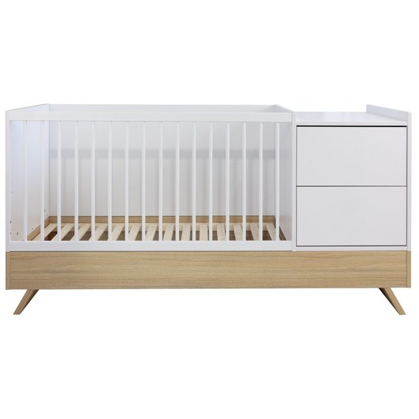 KOMBI POSTÝLKA FAKTUM SIENNA 3V1 WHITE 70X - DŘEVĚNÉ POSTÝLKY - SPINKÁNÍ