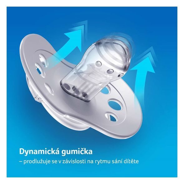 LOVI DUDLÍK SILIKONOVÝ DYNAMICKÝ HEY 0-3M 2KS BOY - ŠIDÍTKA A DOPLŇKY - KRMENÍ