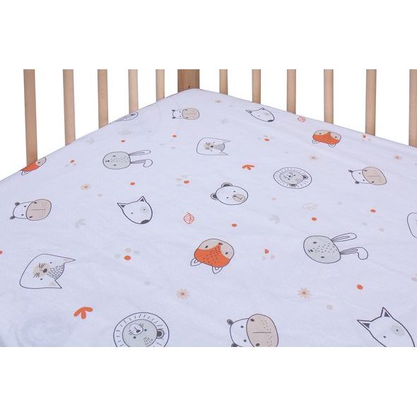 SCARLETT PROSTĚRADLO DO POSTÝLKY - SCARLETT LABRA - 120 X 60 CM - PROSTĚRADLA - SPINKÁNÍ