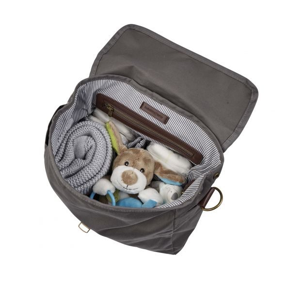 BABABING BARCA PŘEBALOVACÍ TAŠKA/BATOH, GREY - PŘEBALOVACÍ TAŠKY - KOČÁRKY A PŘÍSLUŠENSTVÍ