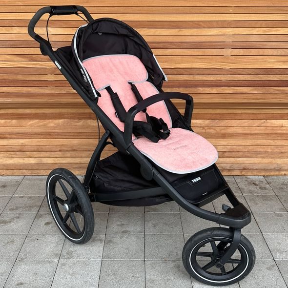 PINKIE LETNÍ PODLOŽKA DO KOČÁRKU BAMBOO PINK - PODLOŽKY DO KOČÁRKU - KOČÁRKY A PŘÍSLUŠENSTVÍ