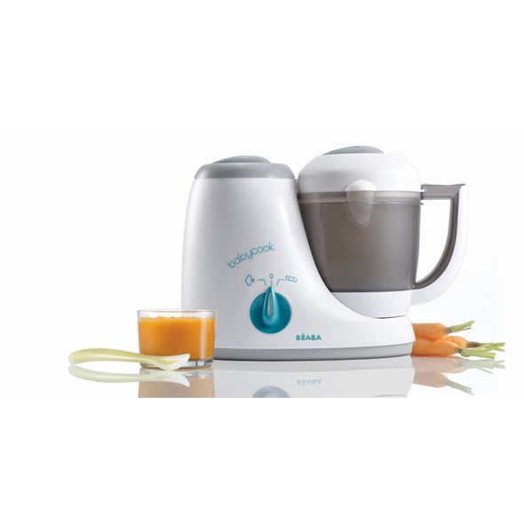 BEABA PARNÍ VAŘIČ + MIXÉR BABYCOOK ŠEDÝ - KUCHYŇSKÉ PŘÍSTROJE - KRMENÍ