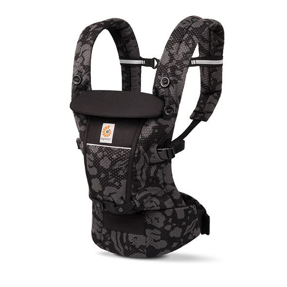 ERGOBABY ADAPT SOFT FLEX MESH - ONYX BLOOMS - ERGONOMICKÁ NOSÍTKA - NOŠENÍ & SPORT