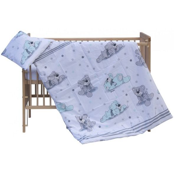 SCARLETT SOUPRAVA DO POSTÝLKY 10-DÍLNÁ PATRIK TYRKYSOVÁ 100X135CM - POVLEČENÍ DO POSTÝLKY - SPINKÁNÍ