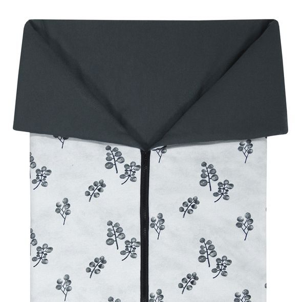 EMITEX FUSAK 2V1 BARY GREY BLOOMS - FUSAKY DO KOČÁRKU - KOČÁRKY A PŘÍSLUŠENSTVÍ